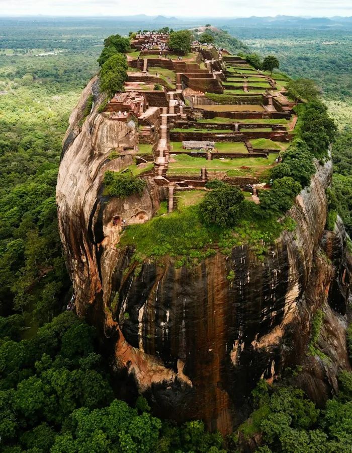 Mihintale peak and Sigiriya village lakes